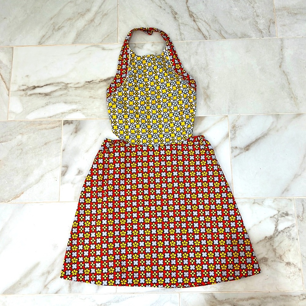 See by Chloe retro abstract dress